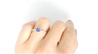 Anello Lorenza Gioielli Donna Classico 6 Punte in Oro Tanzanite 0.6 Ct A0006GT-15 - A0006GT-15
